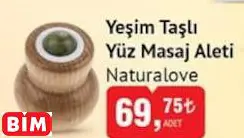 NATURALOVE YEŞİM TAŞLI YÜZ MASAJ ALETİ